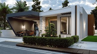 Luxury Modern House Design | 3 Bedroom |  140 sqm | Small Family House.