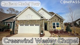 Cresswind Wesley Chapel | Madison Floor Plan Model Home Tour | Charlotte 55+ Community