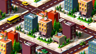 Unity Speed Level Design - How To Create A Low Poly City Block