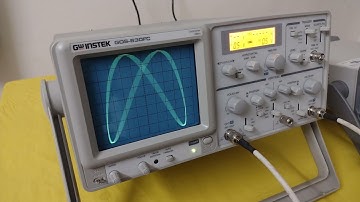 Lissajous curves on Analog Oscilloscope