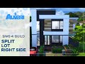 SPLIT LOT BUILD - The Sims 4 - Speed Build