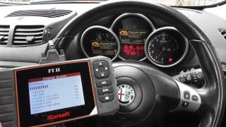 iCarsoft FT II Check Engine Light Reset Alfa Romeo P0155