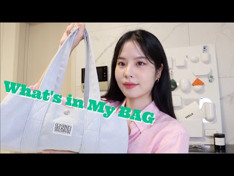 WHAT’S IN MY BAG👜❤️‍🔥데일리백/지갑 추천, 브이로그 카메라, 뉴진스 선글라스부터 파우치까지 탈탈털어봄 :: 채소(<strong>CHAESO</strong>)