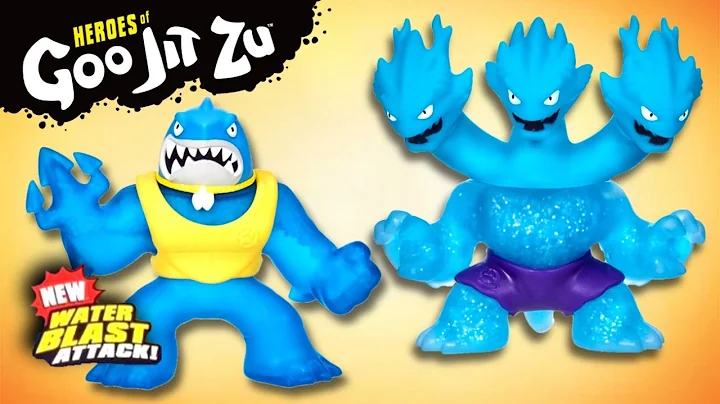 Heroes of Goo Jit Zu - NEW Water Blast Attack | Ultra Rare Hydra & Thrash | Moose Toys