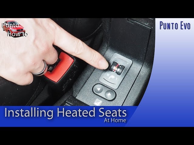 How To Install Heated Seat In A Fiat Punto Panda 500 Abarth Tipo Fiat Punto Panda 500 Abarth Tipo, How Much To Add Aftermarket Heated Seats