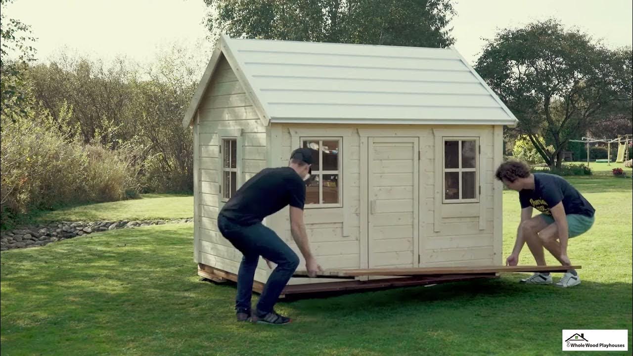 Kids Playhouse Assembly Video by WholeWoodPlayhouses YouTube