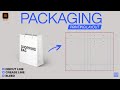 Shopping bag die line and  packaging printing layout in adobe illustrator hindi   