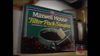 Maxwell House Filter Pack Singles | Television Commercial | 1994