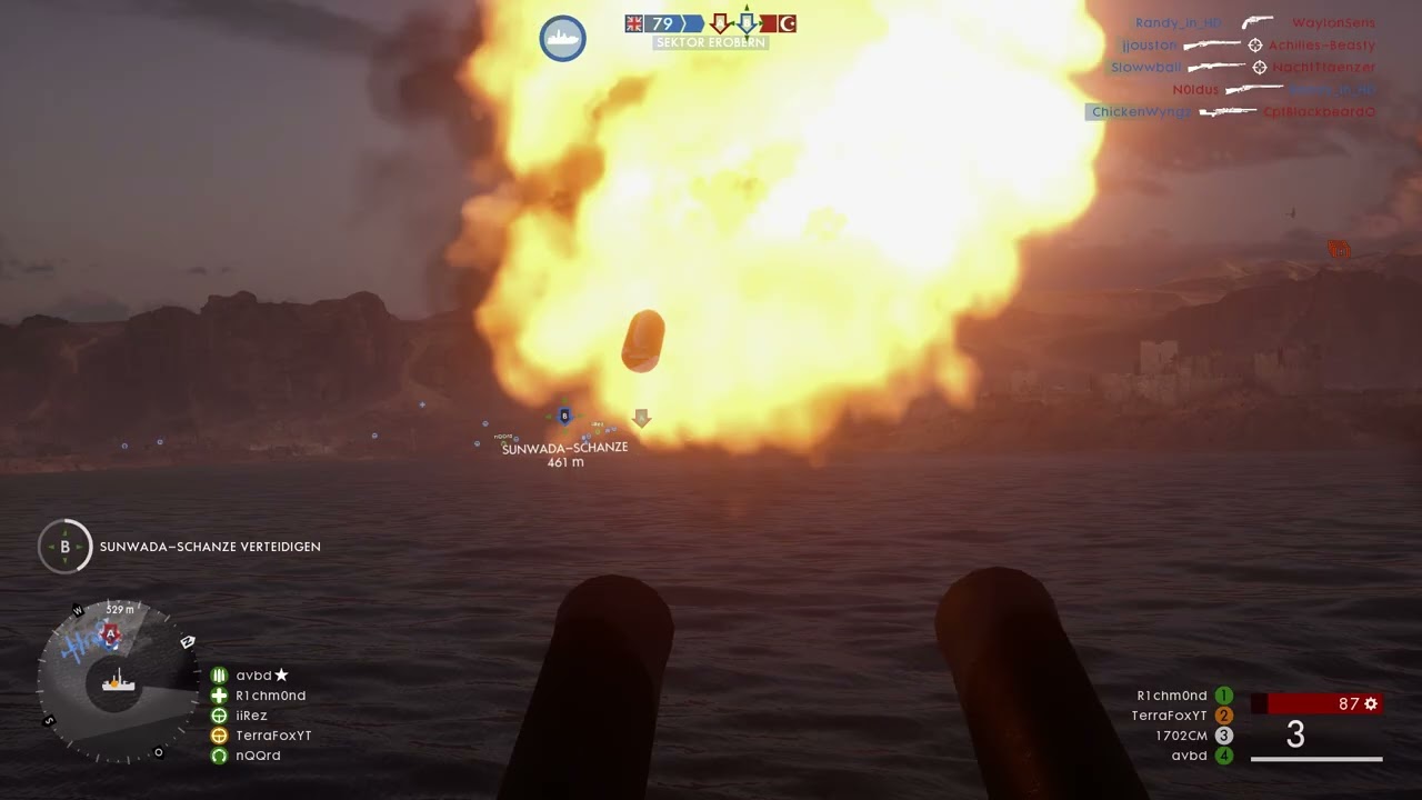 Battlefield 1 - Dreadnought / Kriegsschiff / Schlachtschiff Gameplay (German)