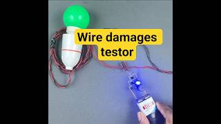 Wire damages testor #wire #damage #test #safetycheck #safe #current