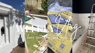 VLOG: HOME RENOVATIONS PART 3| MASTER BEDROOM RESET|NEW CEILINGS|PROGRESS ON PAINTING 