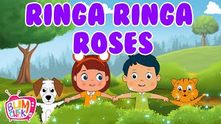 Ringa Ringa Roses Pocket Full Of Posies|Ringa Ringa Roses Poem|Nursery Rhymes&Kids Songs|Bumcheek TV screenshot 2