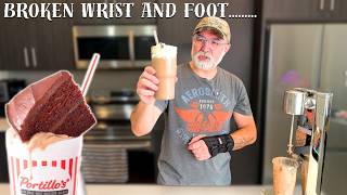 Can I make a Portillo's Cake Shake with one hand?