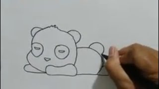 Rosto de panda - Desenho de laura100br - Gartic