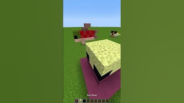 ❤️ Minecraft Quick Tutorial - How To Build Mini Shulker Statue! ❤️