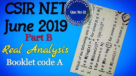 CSIR NET 2019 JUNE