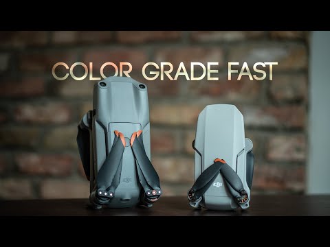 COLOR GRADE YOUR DRONE FOOTAGE FAST AND SIMPLE | CREATE YOUR OWN LUTS