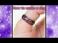 How to make a ring using UV gel / Делаем кольцо из геля для ногтей