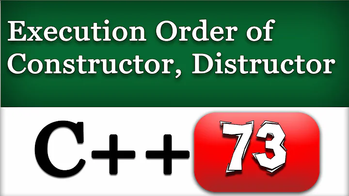 Order of Execution of Constructors and Destructors in Inheritance in C++