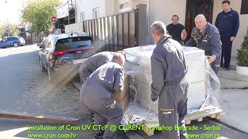Cron UV CTcP installed @ Curent Printshop Belgrade - Serbia