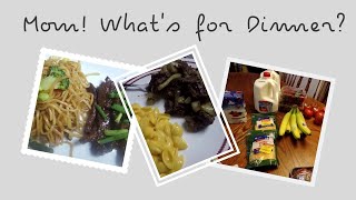 What We Ate For Dinner January 6th Through 12th With Grocery Haul and Menu Plan ( Low Spend January)