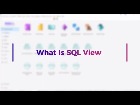 SQL View - Introduction
