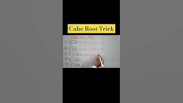 Cube Root Trick #maths #mathematics #tricks #education #trending #explore #reels #shorts #mathtrick