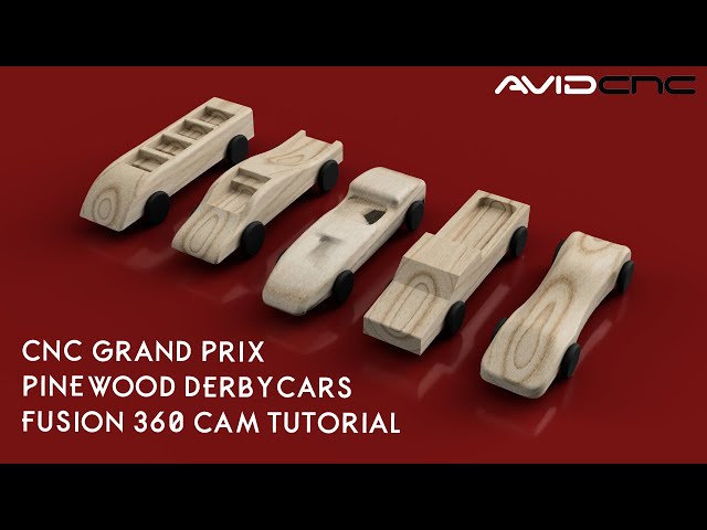 CNC Grand Prix Pinewood Derby Cars 