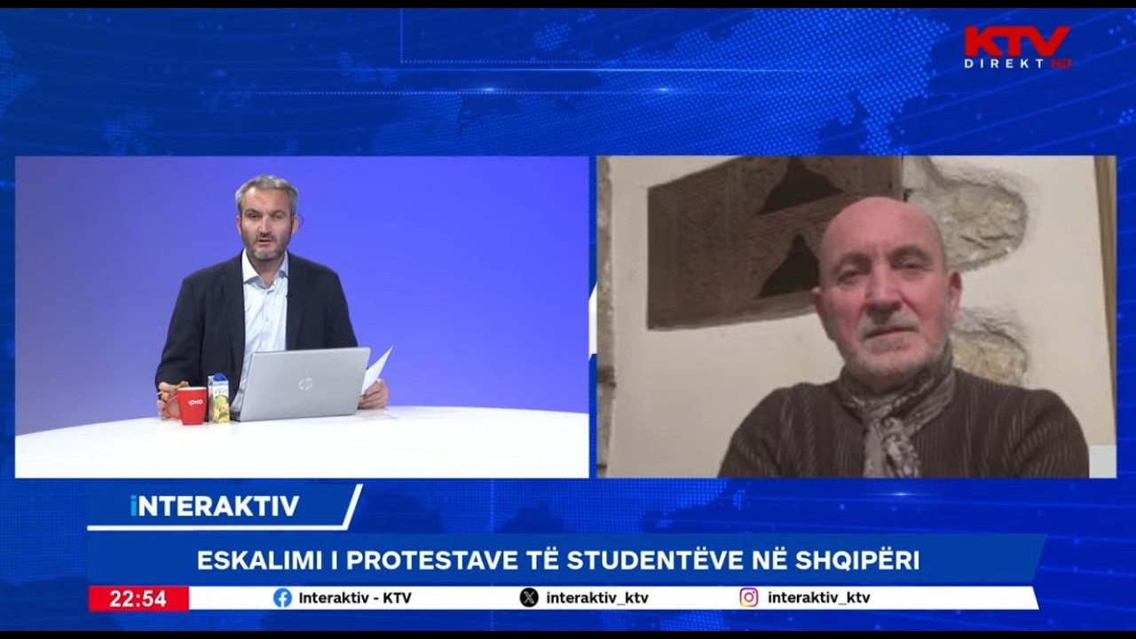 Eskalimi i protestave të studentëve në Shqipëri - Fatos Lubonja, Live në Interaktiv