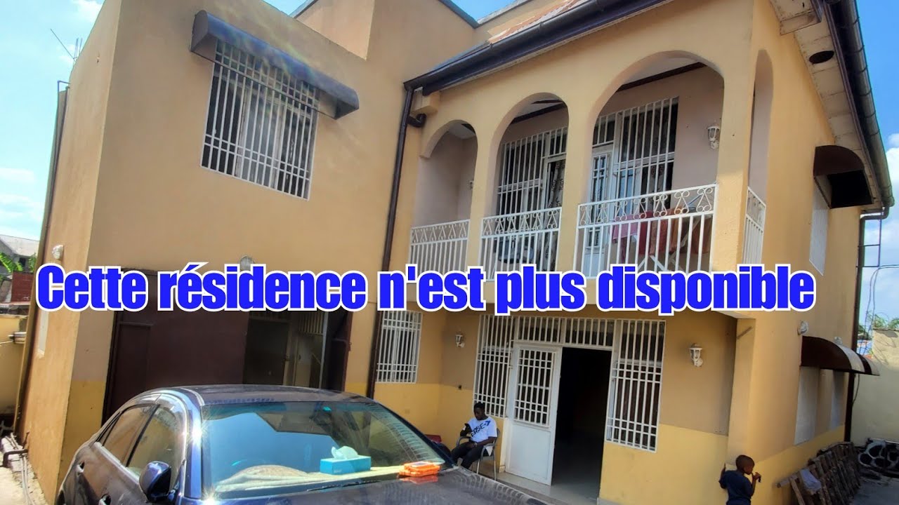 👉RÉSIDENCE MISE EN VENTE À KINSHASA AVEC 2 APPARTEMENTS HABITABLES,SUPER ET BON EMPLACEMENT