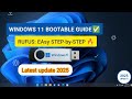 How to create Windows11 Bootable Pendrive Kaise Banaye 2025 | Rufus+Latest ISO Full Hindi Tutorial😱