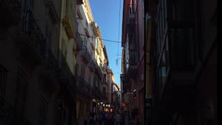 Walking in the Old Town of Palma de Mallorca