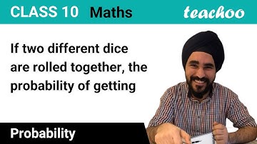 MCQ - Class 10 Boards - If two different dice are rolled together - Teachoo
