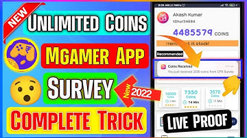 mGamer Me Survey Complete Kaise Kare 2022 | mGamer Referral Code 2022 @TechEarningTricks