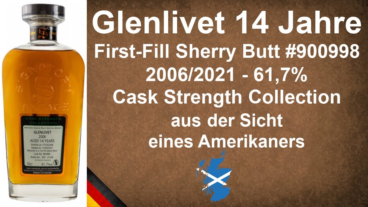 Glenlivet 14 Jahre alt First-Fill Sherry Butt 