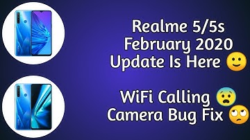 Realme 5 A.25 Update | Realme 5s A.25 Update | Realme 5 WiFi Calling | Realme 5s WiFi Calling ~ RJ 🥺