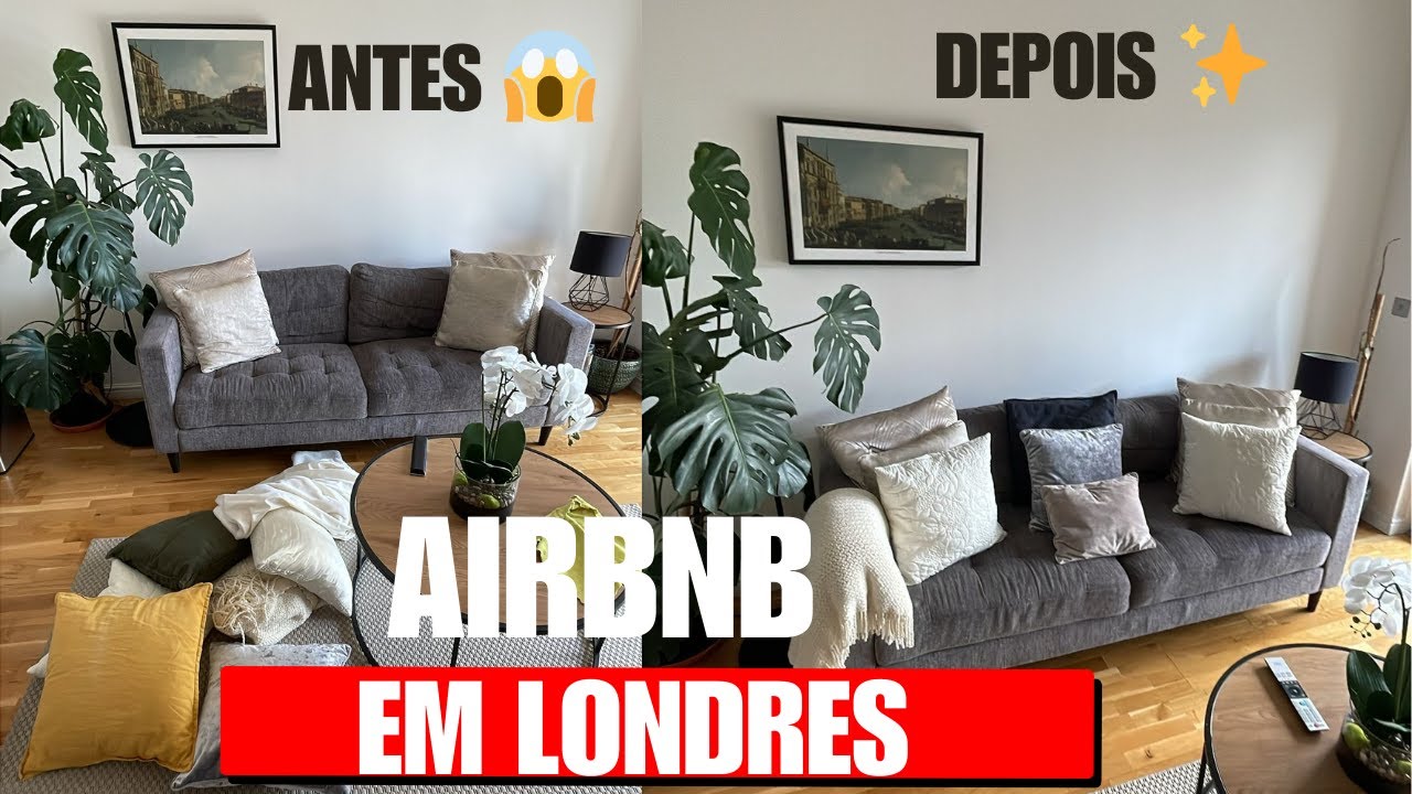 Como é limpar Airbnb em Londres | Antes e Depois Real