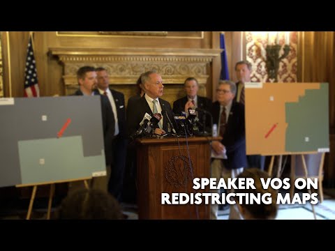 Speaker Vos on Redistricting Maps