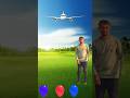 I Jump on button to Aeroplane, Helicopter, Train, Rocket flying vehicle magic #shorts