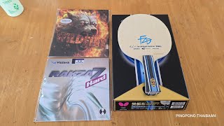 Butterfly Fan Zhendong Super ALC FH : Yasaka Rakza 7 Hard BH : der materialspezialist Wildfire setup