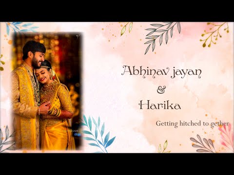 Wedding invitation video template