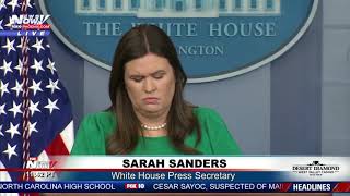 MUST WATCH: Sarah Sanders Double Downs On Slamming CNN's Jim Acosta Over Fake News