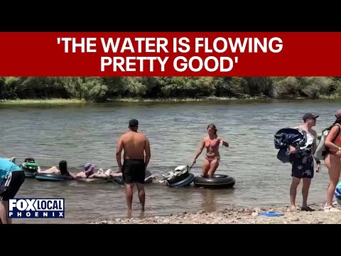 Salt River tubing attracts holiday crowds | FOX 10 Phoenix