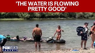 Salt River tubing attracts holiday crowds | FOX 10 Phoenix