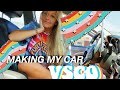 giving my car a VSCO/PINTEREST makeover!!! from trashy to classy~