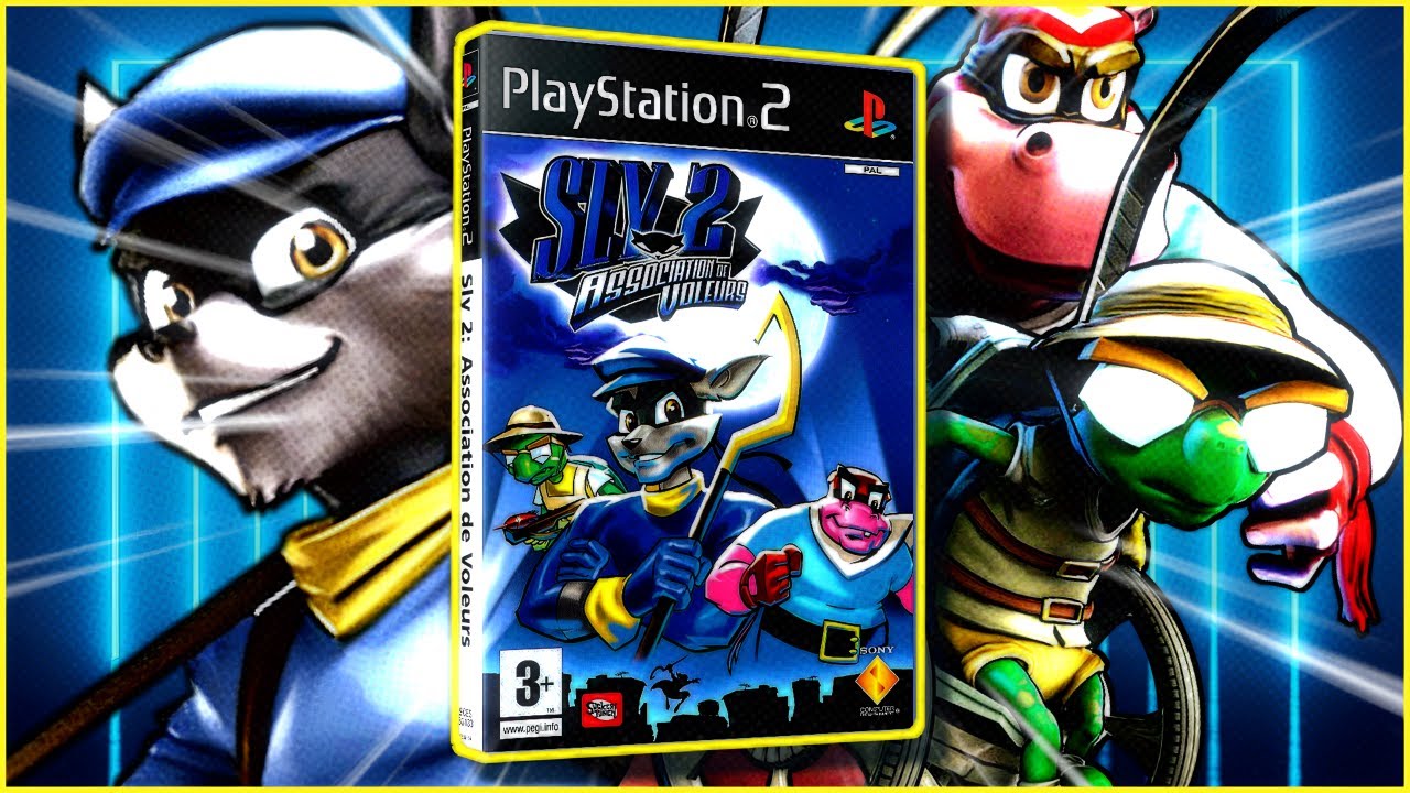 Boîte + Livret Jeu PS2 – Sly 2 : Association De Voleurs – Bon État (sans Le Jeu)