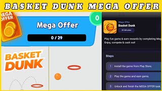 HOW TO UNLOCK MEGA OFFER BASKET DUNK GAME ll BASKET DUNK UNLOCK MEGA OFFER ll  screenshot 3
