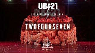TwoFourSeven | Ultimate Brawl XXI 2024 [@VIBRVNCY Front Row 4K]