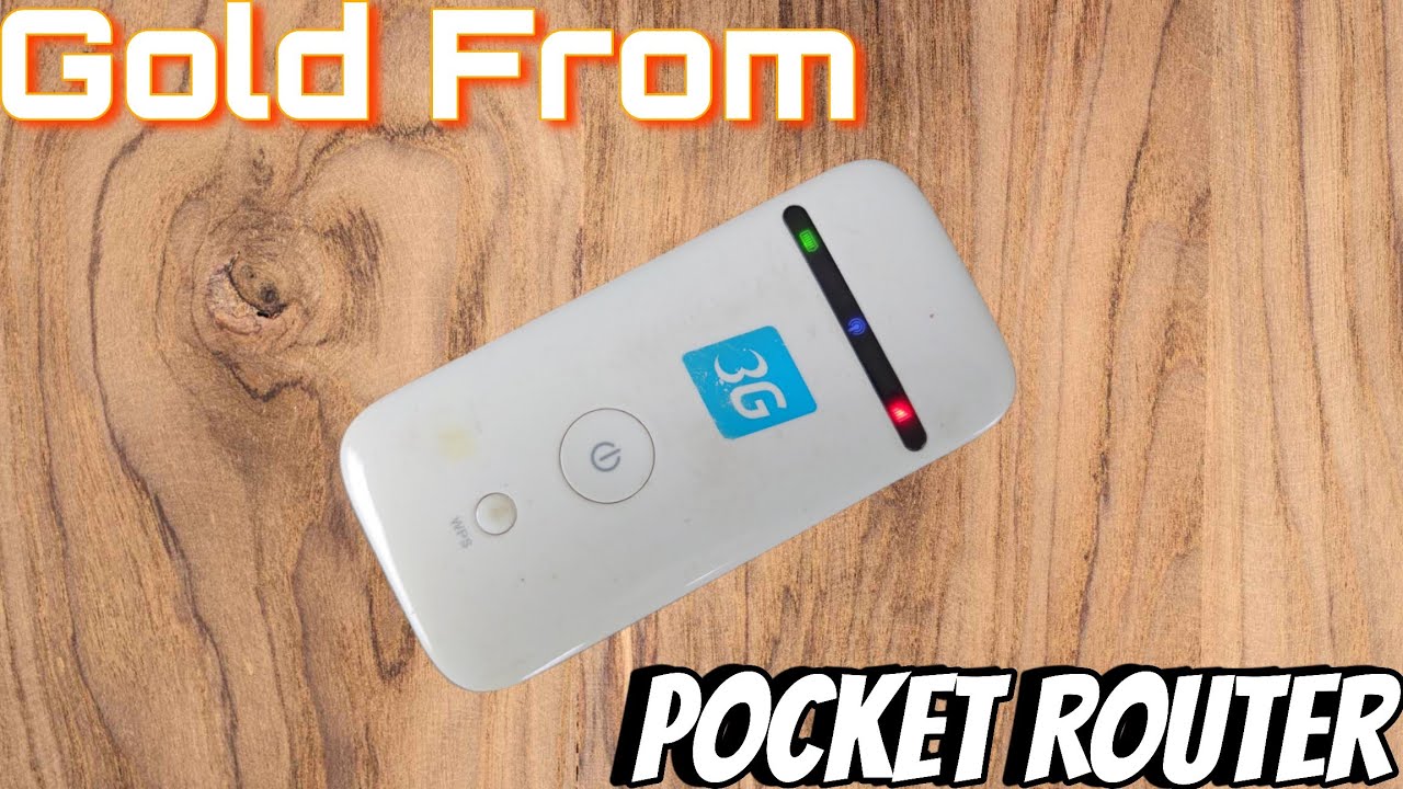 Scrapping A Pocket Router | Precious Metals Inside Wireless Modem - YouTube