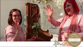 Sträußchen an die Kirchenbänke binden - CK-Ideal